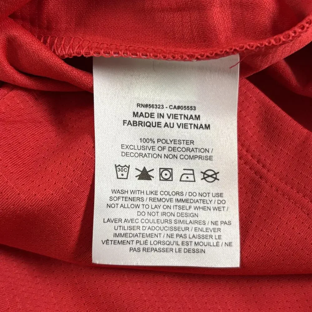 NEW Nike Golf Polo Shirt Womens Large Red Johnson & Johnson MedTech BV6043-657